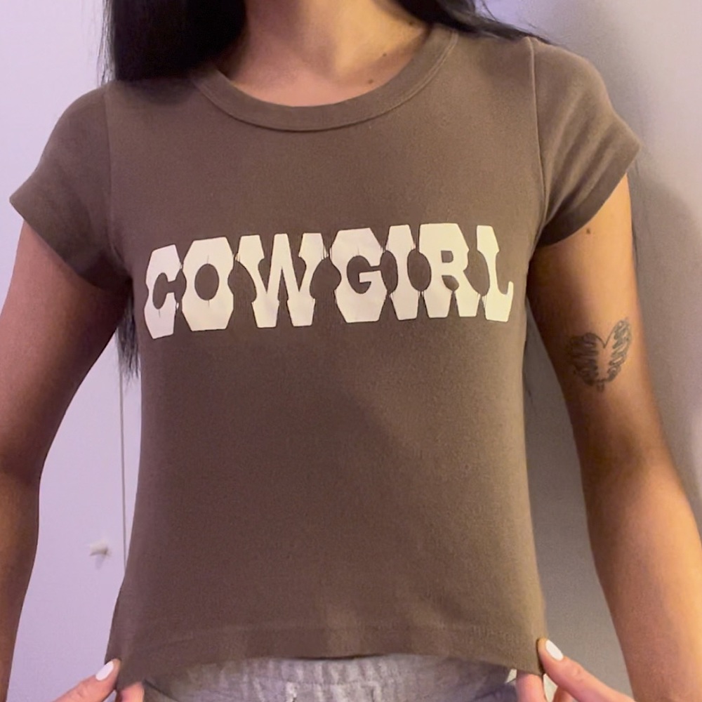 Cowgirl baby tee